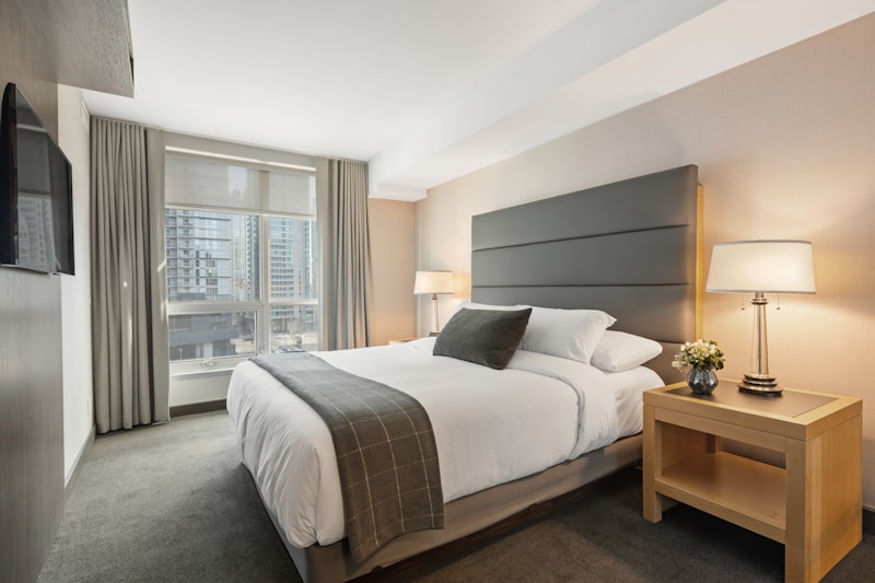 Furnished bedroom